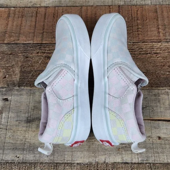 Vans Classic Slip On Checkered Toddler Sz 11 Colorful Casual Sneakers  School - Picture 7 of 9